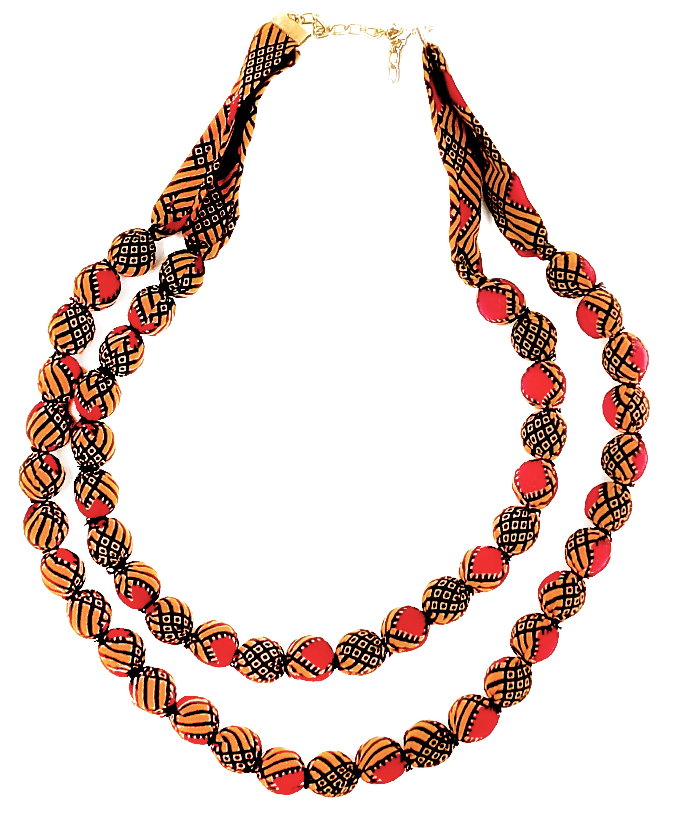 Layering Necklace Set - Red Layered Necklace Set | Rosesgems Boutique